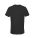 Delta Apparel 12600L   Adult S/S Tee in Black back view