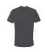 Delta Apparel 12600L   Adult S/S Tee in Charcoal back view