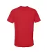 Delta Apparel 12600L   Adult S/S Tee in New red back view