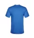 Delta Apparel 12603   Adult S/S Tee in Royal heather triblend back view