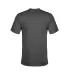 Delta Apparel 12603   Adult S/S Tee in Charcoal heather triblend back view
