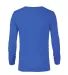 Delta Apparel 12640   Adult L/S Tee in Royal back view