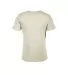 Delta Apparel 14600L   Adult S/S Tee in Putty snow heather back view