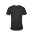 Delta Apparel 14600L   Adult S/S Tee in Black snow heather back view