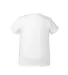 Delta Apparel 19400C   Ladies' Curvy Tee in White back view