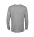 Delta Apparel 616535   Adult L/S Tee in Silver back view