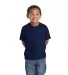 Delta Apparel 65300   Juvenile S/S Tee in True navy front view