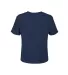 Delta Apparel 65300   Juvenile S/S Tee in True navy back view