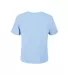 Delta Apparel 65300   Juvenile S/S Tee in Sky blue back view