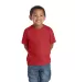 Delta Apparel 65300   Juvenile S/S Tee in New red front view