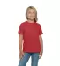 Delta Apparel 65359   Youth Retail Tee in Cardinal front view