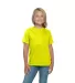Delta Apparel 65359   Youth Retail Tee in Safety green front view