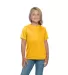 Delta Apparel 65359   Youth Retail Tee in Gold front view