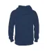 Delta Apparel 90200   7 Ounce 75/25 Hoodie in Navy back view
