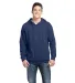 Delta Apparel 90200   7 Ounce 75/25 Hoodie in Navy front view