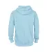 Delta Apparel 90200   7 Ounce 75/25 Hoodie in Pool back view