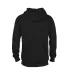 Delta Apparel 90200   7 Ounce 75/25 Hoodie in Black back view