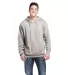 Delta Apparel 90200   7 Ounce 75/25 Hoodie in Oatmeal heather front view