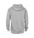 Delta Apparel 90200   7 Ounce 75/25 Hoodie in Athletic heather back view