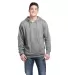 Delta Apparel 90200   7 Ounce 75/25 Hoodie in Athletic heather front view