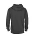 Delta Apparel 90200   7 Ounce 75/25 Hoodie in Charcoal heather back view
