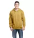 Delta Apparel 90200   7 Ounce 75/25 Hoodie in Ginger front view