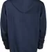 Delta Apparel 90200Y   7 Ounce Youth 75/25 Hoodie in Navy aku back view