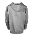 Delta Apparel 90200Y   7 Ounce Youth 75/25 Hoodie in Athletic heather back view