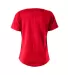 Delta Apparel P505C   Ladies CVC Dolman in Red fh9 back view