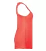 Delta Apparel P506C   Ladies Tank CVC in Coral heather kfh side view