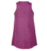 Delta Apparel P506T   Ladies Tank TRI in Berry heather back view