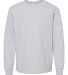 3384 ALSTYLE Yth Retail Long Sleeve T Athletic Heather front view