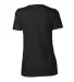 Delta Apparel P513T   Lds Band Crew TRI in Black heather back view