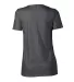 Delta Apparel P513T   Lds Band Crew TRI in Charcoal heather back view