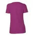 Delta Apparel P513T   Lds Band Crew TRI in Berry heather back view