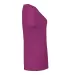 Delta Apparel P513T   Lds Band Crew TRI in Berry heather side view