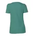 Delta Apparel P513T   Lds Band Crew TRI in Jade heather back view