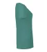 Delta Apparel P513T   Lds Band Crew TRI in Jade heather side view