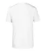 Delta Apparel P601   Mens SS Crew in White back view