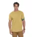 Delta Apparel P601   Mens SS Crew in Ginger front view