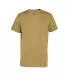 Delta Apparel P601C   Adlt SS Crew CVC in Ginger heather h2q front view