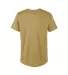 Delta Apparel P601C   Adlt SS Crew CVC in Ginger heather h2q back view