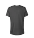 Delta Apparel P601T Adlt Short Sleeve Crew Triblen in Charcoal heather k2y back view