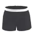 Delta Apparel SB037P   Youth Short in Black front view