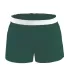 Delta Apparel SB037P   Youth Short in Dark green front view
