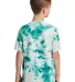 Port & Company PC145Y     Youth Crystal Tie-Dye Te Teal back view