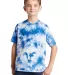 Port & Company PC145Y     Youth Crystal Tie-Dye Te True Royal front view