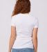 Tultex Premium 516 - Ladies' Premium Cotton Tee White back view