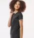 Tultex Premium 542 - Ladies' Premium Cotton Blend  in Black heather side view