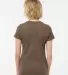 Tultex Premium 542 - Ladies' Premium Cotton Blend  in Brown heather back view